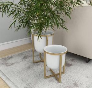 Handmade Cao Nhà Máy Kim Loại Đứng Trong Nhà Và Ngoài Trời Mọng Nước Hoa Nồi Chủ Trang Trí Hoa & Cây Đứng - Product Image 5