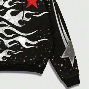 Sweat à capuche personnalisé pour hommes Sweats à capuche d'équipe personnalisés pour les vêtements de travail Collèges Broderie Strass Accent Expédition mondiale rapide - Product Image 6