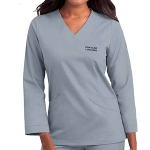 Wholesale Elastic Custom logo Girls Hospital Uniforms Scrubs for Women Medical <b>Doctor</b> Nurse Uniform Women Scrubs Uniforms <b>Set</b> - Product Image 4