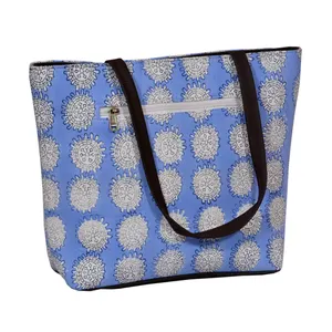 Sky Sun Ladies Bag Four Pocket Fashionable Cotton Tote Bags Ladies Handbags Handmade Crochet Bags