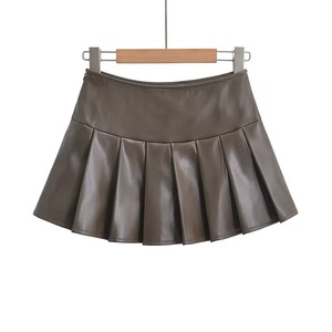 Jupe plissée longueur cheville pour femme, 100% polyester, à sequins, respirante, coupe trompette/sirène, taille élastique, couleur unie, design brillant - Product Image 3