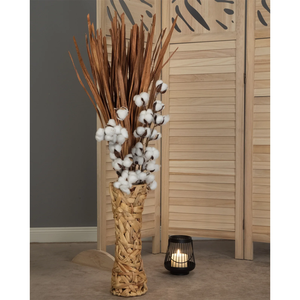 Jarrón en forma de copa hecho de jacinto de agua Hecho en Vietnam Material ecológico para decoración del hogar y decoración de vajilla al por mayor - Product Image 6