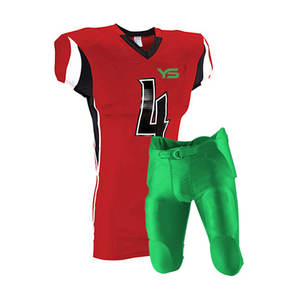 Uniforme de football américain de haute qualité à séchage rapide pour hommes, vêtements de sport confortables, personnalisable par sublimation du nom de l'équipe - Product Image 1
