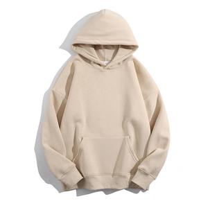 Sudadera con capucha de gran tamaño para hombre de algodón 100% al por mayor, sudaderas con bordado pesado y personalizado para la temporada de otoño - Product Image 2