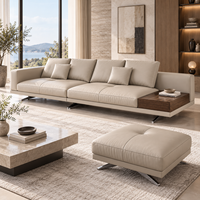 Canapé modulaire en L extensible et convertible Connery de luxe italien moderne avec design minimaliste pour salon