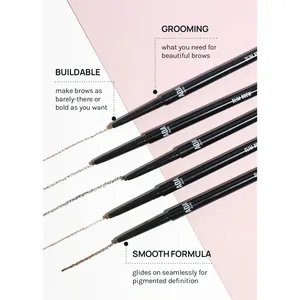 Crayon à sourcils AOA Slim, longue durée, haute qualité, maquillage végétalien, facile à modeler, mat, pigmenté, pinceau pour les yeux, nouveau cosmétique - Product Image 5