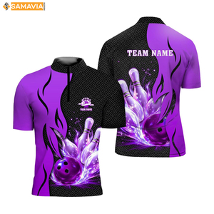 Personalized Bowling Jerseys for Teams and Clubs Lightweight Sublimation Shirts with Logo SAMAVIA Sportswear Manufacturer - Product Image 6