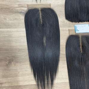 Nuestro mejor vendedor cabello vietnamita Cierre de encaje recto natural todos los tamaños 100% cabello humano virgen para extensiones de cabello pelucas - Product Image 3