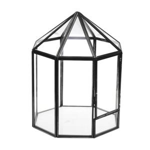 Linterna de vela de terrario para bodas, fiestas y decoración del hogar, diseño atractivo, precio más bajo, portavelas de vidrio y Mertal - Product Image 3