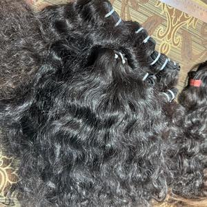 100% de cheveux humains indiens bruts, cuticule naturelle alignée, paquets de cheveux vierges de qualité supérieure, doux et épais, fournisseur de gros - Product Image 3