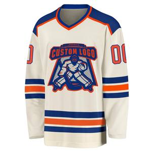 Maillot de hockey sur glace personnalisé OEM, 100% polyester, séchage rapide et antibactérien, unisexe, pour les équipes américaines et européennes - Product Image 3