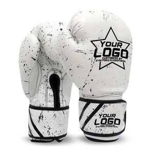 Gants de boxe en cuir de vachette sans marque personnalisés de haute qualité support de poignet Velcro/support de poignet à crochet et boucle - Product Image 2
