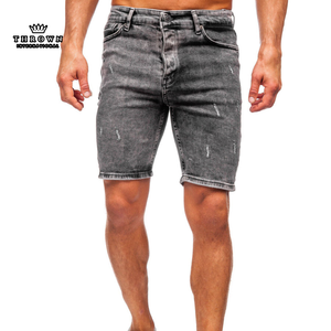 Pantalones Cortos Deportivos al por Mayor OEM, 100% Calidad, Logotipo Personalizado, Diseño Gris Sólido Único, Nuevo Diseño, Ropa Casual de Lona - Product Image 1