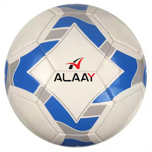 Ballon de football en PVC de haute qualité Alaay, durable, pour l'intérieur et l'extérieur, avec logo personnalisé imprimé pour l'entraînement professionnel - Product Image 1