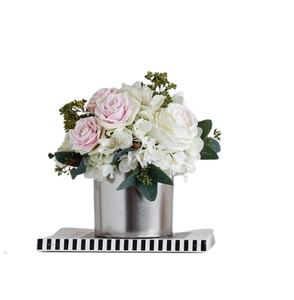 Modern Latest Style Metal Flower Vase Living Room <b>Table</b> Top Decoration Flower Metal Vase Premium Packaging - Product Image 1