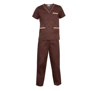 2025 Best Selling Fully Customized Lightweight Spandex V-Neck Women Hospital Jogger Scrub Top <b>Nurse</b> Uniform Set High Quality - Product Image 1