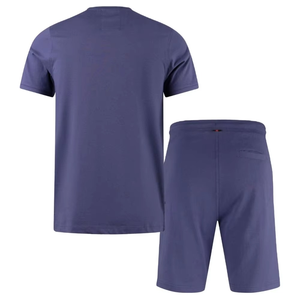 Gran oferta, conjunto doble informal, pantalones cortos y camisa para hombre, conjunto para correr, transpirable, logotipo personalizado, ropa deportiva para gimnasio, conjunto doble de alta calidad para hombre - Product Image 6