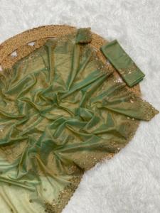 Soie tonique attrayante avec le fabricant de mode de femme saree de tissage Zari de Surat au taux le plus bas - Product Image 5