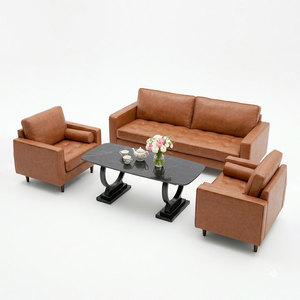 Contemporary Metal Tufted <b>Sofa</b> <b>Set</b> CBSF68002 - Product Image 1