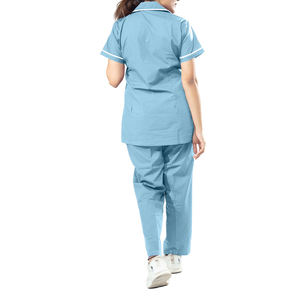 ชุดยูนิฟอร์มทางการแพทย์สำหรับผู้หญิงพยาบาลสีขาวชุดสีขาวดีไซน์ทันสมัยขนาดใหญ่พิเศษ - Product Image 4