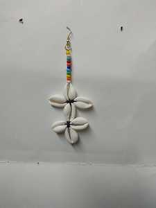 Pendiente de concha de cauri con tema africano hecho a medida con mapa de África, ideal para diseñadores de joyas africanas para reventa - Product Image 6