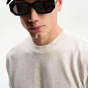 Venta al por mayor de camisetas de alta calidad de gran tamaño camiseta suave de algodón liso para los hombres - Product Image 4