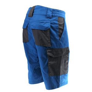 High waist sports streetwear patch work contrasting colors cargo running ripstop <b>nylon</b> <b>shorts</b> for men - Product Image 2