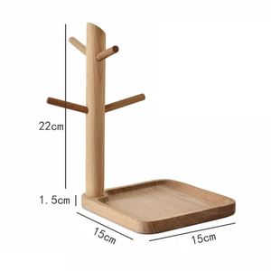 Handmade Wooden Jewelry Organizer Elegant Engraved <b>Wood</b> Tray for Rings Watches Daily Accessories Christmas Special - Product Image 4