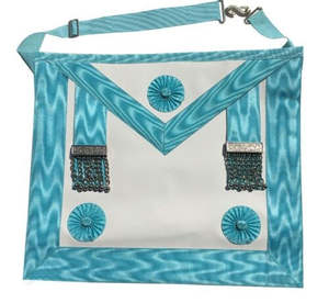 Article maçonnique de haute qualité, régalia maçonnique, tablier en cuir, tablier brodé avec logo personnalisé pour les francs-maçons - Product Image 4