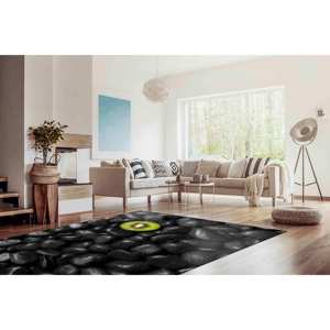 Tapis Kiwi aux motifs de fruits, Tapis tendance, Tapis imprimé moderne pour la décoration intérieure, Tapis fin non tissé - Product Image 4