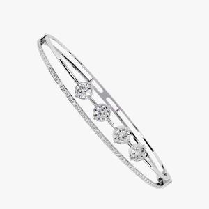 New Tennis <b>Bracelet</b> Gold \Silver Color Bling moissanite Diamond tennis Link <b>Bracelet</b> <b>Ankle</b> Hip Hop Jewelry <b>Bracelets</b> for Women - Product Image 1