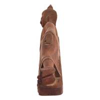 Sculptures de bouddha décoratif en bois, 4 pouces, fait à la main, Statue en cercle, pour la décoration, meilleur prix sur les Arts indiens