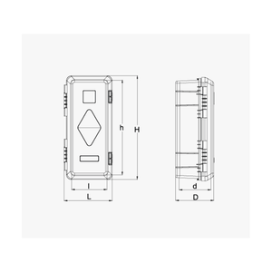 Adamant PP 6/9KG Porte-extincteur avec (R/N) 170/190-310X671X247 Accessoires pour camions - Product Image 2
