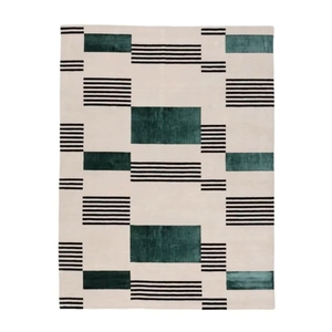 ชุดกระเบื้องพรมขนสัตว์เปอร์เซียสุดหรูทันสมัยทำด้วยมือผ้าฝ้ายนามธรรมสะดวกสบายสำหรับใช้ในบ้านห้องนั่งเล่นห้องน้ำพื้นที่สวดมนต์ - Product Image 4