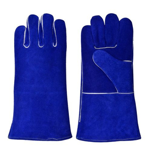 Custom design Leather welding gloves anti-bacterial latest arrival soft <b>material</b> comfortable high quality Welding Gloves - Product Image 1