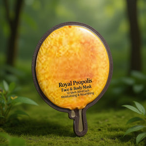 Masque visage et corps Royal Propolis 10 feuilles - 30 ml chacun Hydratant et nourrissant - Product Image 3