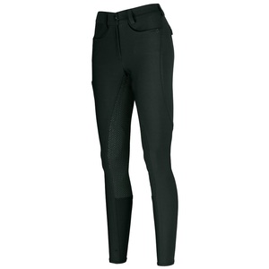 Pantalones de medias de ropa deportiva ecuestre de alta calidad en tela elástica de cuatro vías, pantalones de montar a caballo de asiento completo al por mayor personalizados - Product Image 3