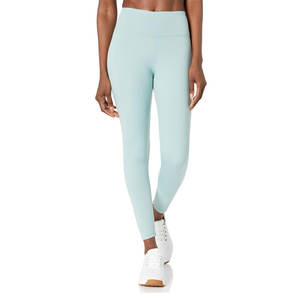กางเกงเลกกิ้งเล่นกีฬาโยคะของผู้หญิงกางเกงไร้รอยต่อมีโลโก้ผ้าถัก - Product Image 1