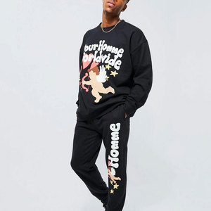 Sudadera con capucha estampada Puff con detalle de logotipo 3D y tela de mezcla de algodón suave Sudadera con capucha con estampado gráfico Puff - Product Image 5