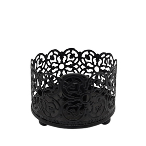 Bougeoir en métal décoratif en aluminium Bougeoir de petite taille de couleur marron pour le salon et la décoration de mariage - Product Image 3