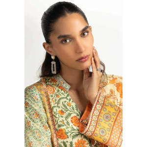 ชุดลำลองสไตล์โบโฮ IUSTKSD-2207 3 ชิ้น ลายพิมพ์ พร้อมเสื้อคอวี แขนยาว ทรงหลวม ระบายอากาศได้ดี เหมาะสำหรับใส่ลำลองในฤดูร้อน - Product Image 4