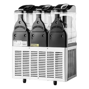 LIVRAISON À DOMICILE Machine à boissons glacées commerciale TripleTank 5Lx3, 180 tasses en acier inoxydable pour la maison, les fêtes, les restaurants, les cafés-bars - Product Image 4
