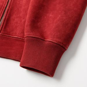 Venta al por mayor sudaderas con capucha personalizadas para hombres sudaderas con capucha de lavado ácido Vantage Faded Zip up Sun Fade Washed Heavy Hoodies hombres - Product Image 3