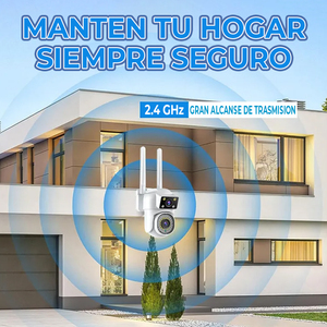Telecamera di Sicurezza Esterna WiFi 4MP 360° con Funzione Pan-Tilt-Zoom, Faretto, Ampio Angolo, Rilevamento Movimento, Microfono Integrato e Cloud - Product Image 5