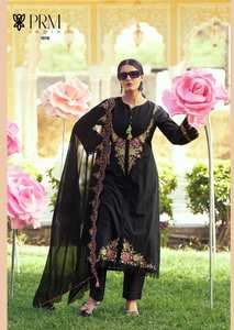 Collection Salwar Kameez en coton brodé et artisanal de qualité supérieure disponible au tarif de gros, idéale pour les fêtes - Product Image 5