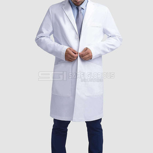 Vente flash, meilleure qualité, uniformes médicaux unisexes pour hôpital et laboratoire, blouse de médecin, blouse de laboratoire blanche unisexe avec des matériaux de haute qualité - Product Image 5