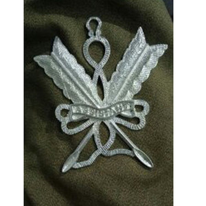 Collar de Organista Masónico, Cruz de Hierro, Medalla, Adorno Decorativo para Árbol, Ornamento Colgante Ornamentado con Imperdible y Lentejuelas 2026 - Product Image 4