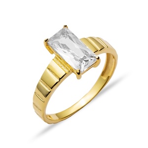 Rectangle <b>Garnet</b> CZ Stone Cluster <b>Ring</b> Wholesale Turkish Handmade Cluster <b>Ring</b> 925 Sterling Silver Jewelry - Product Image 3