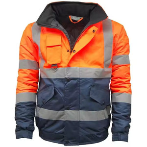 Chaquetas de seguridad de poliéster antiestáticas personalizadas de gran venta, ajuste reflectante y cómodo - Product Image 6