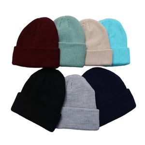 <b>Beanie</b> Cap Warm Winter Sports Men Women Knitted Your Logo Custom Unisex Breathable <b>Waterproof</b> High Quality Solid 100% Beach - Product Image 2